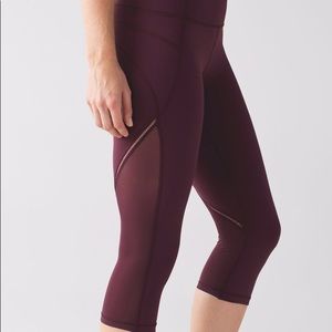 Lululemon Sculpt It Crop Leggings Luxtreme